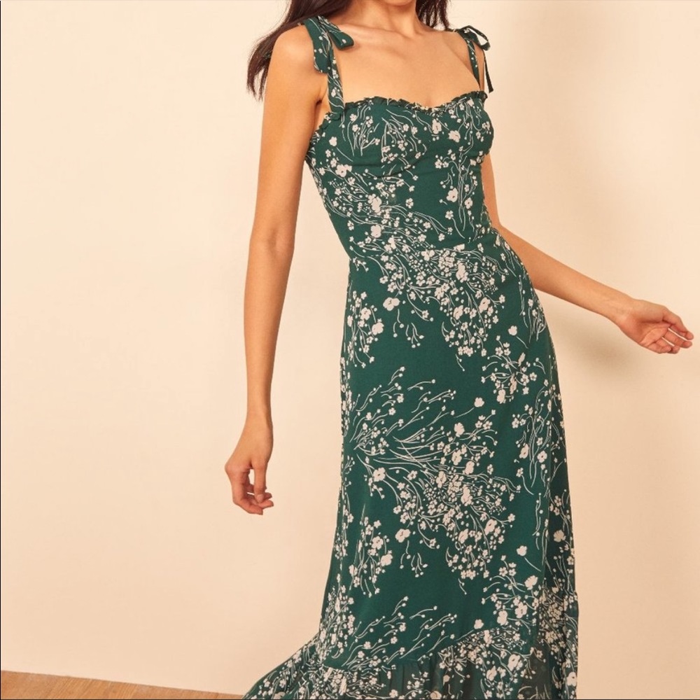 Reformation Nikita Dress in Lake